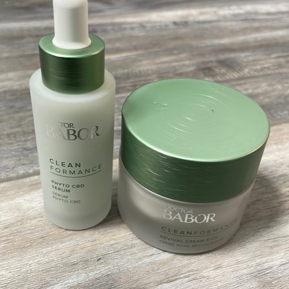 Babor Cleanformance Phyto CB Serum and Revival Cream - Picture 1 of 6